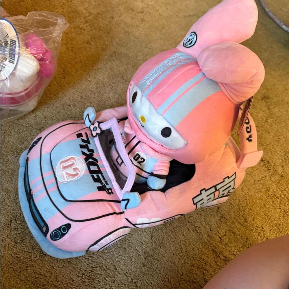 Kid robot-Sanrio my melody racing series car plush